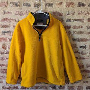 Sporty Ski Alpine Tek by Palmetto's Men's Fleece Pull Over Jacket shirt Size L l